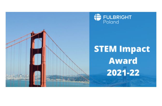 grafika - most i logo Fulbright STEM