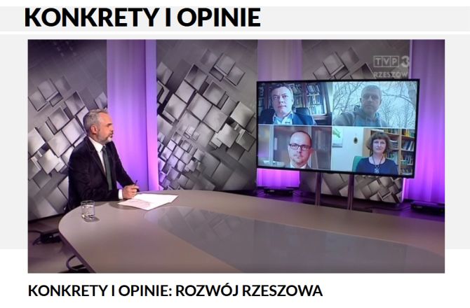 Pani doktor Agata Ćwik gościem TVP Rzeszów - grafika