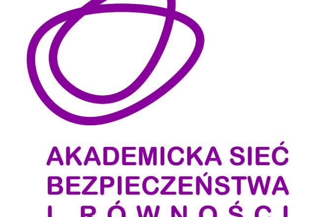 Logo Akademickiej Sieci Bezpieczeństwa i Równości.