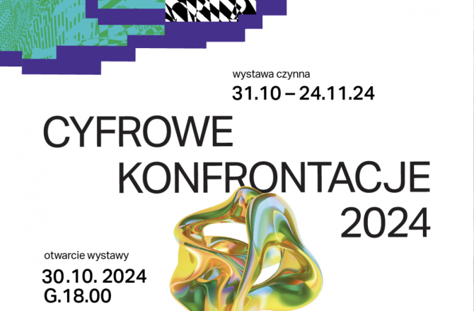 Zapraszamy na wystawę “Cyfrowe konfrontacje”, w której udział biorą dr hab. Joanna Janowska-Augustyn, prof. UR, dr Marcin Dudek oraz absolwentki: mgr Aleksandra Kotlarska, mgr Marcja Olbrycht, mgr Klaudia Sierant