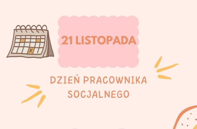 plakat dzień pracownika socjalnego