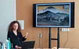 Wykład i warsztaty drzeworytu japońskiego, prowadzone przez panią dr Martę Bożyk z ASP w Krakowie w Pracowni Grafiki Warsztatowej Druku Wypukłego ISP UR