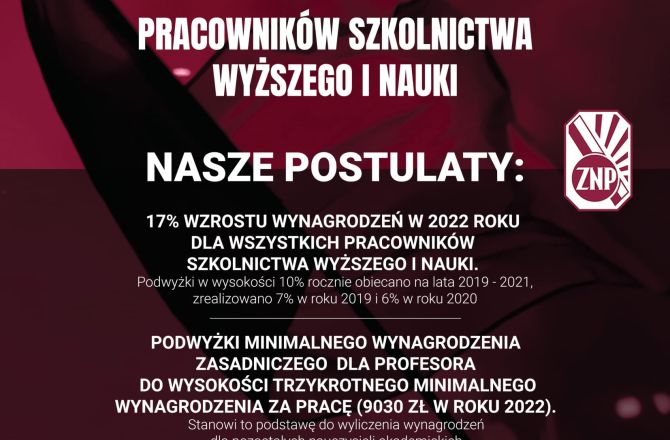 Ogólnopolski Protest Pracowników Szkolnictwa Wyższego i Nauki