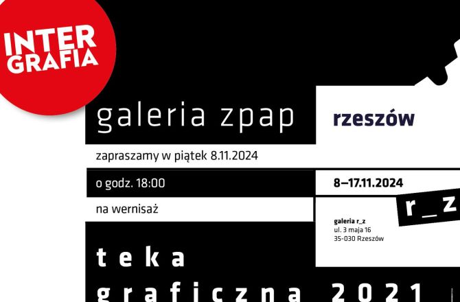 Zapraszamy na wystawę „Teka graficzna 2021 / Intergrafia”, w której udział bierze prof. dr hab. Mirosław Pawłowski