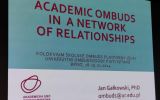 Prezentacja "Academic Ombuds in a Network of Relationships"