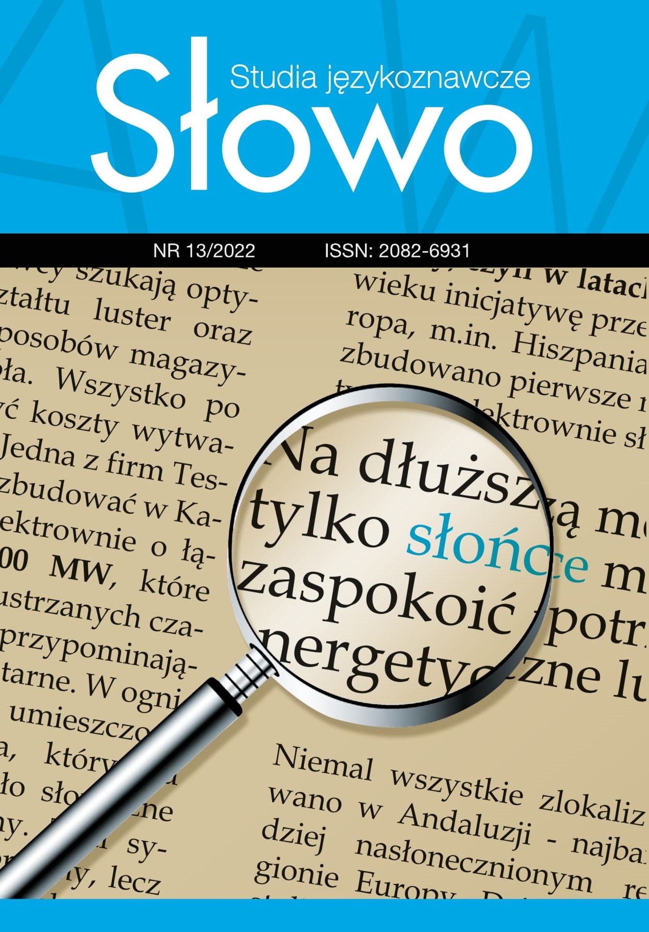 Słowo. Studia językoznawcze nr 12/2021