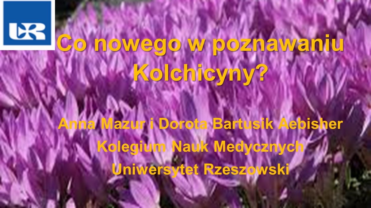 CO-NOWEGO-W-POZNAWANIU-KOLCHICYNY - UR Cell Biochemistry Student Scientific Circle