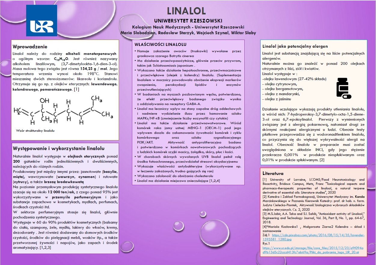 LINALOL - UR Cell Biochemistry Student Scientific Circle